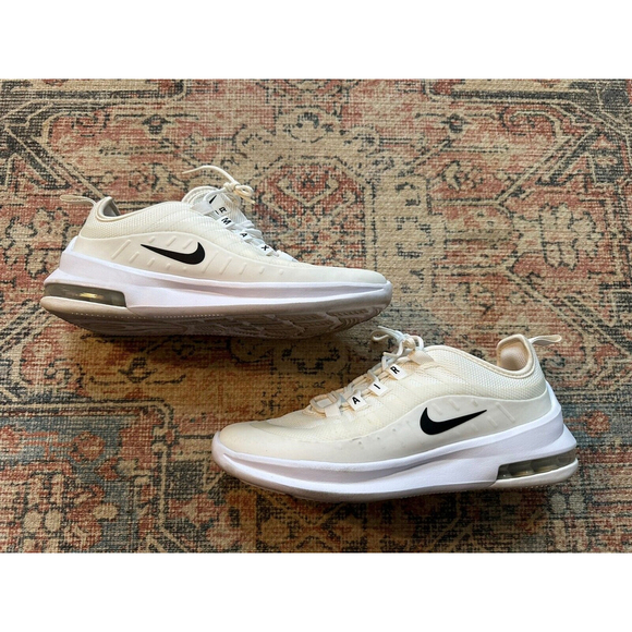 Nike Unisex Kids Air Max Axis AH5222-100 White Lace Up Running Shoes Size 6Y - Picture 2 of 5